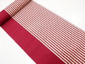 アンティーク　縞模様織り出し　八寸帯地反物